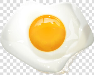 Fried Egg Breakfast Yolk   Egg Fried On Transparent Background  HD Png Download