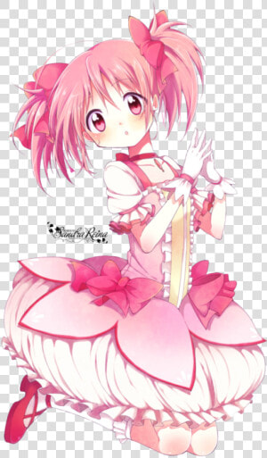 Anime  Overlay  And Png Image   Magical Girl Anime Pink Hair  Transparent Png