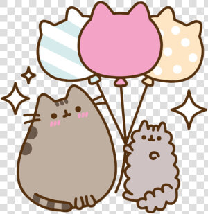  pusheen  pusheencat  pusheenthecat  globos  ballons   Stormy Pusheen Cat  HD Png Download