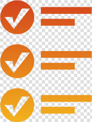 Checklist Icon   Checklist Icon Orange  HD Png Download