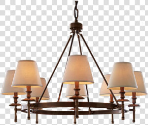 Pottery Barn Collins Aged Bronze Chandelier  HD Png Download