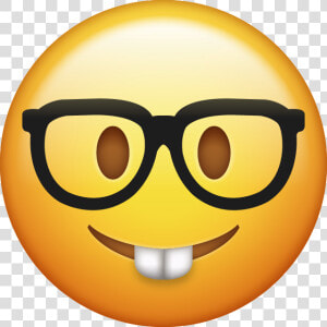 Download Nerd Emoji Icon Pawis Emoji Bday Emoji   Emoji Nerd  HD Png Download