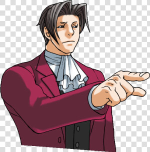 Sticker Other Ace Attorney Benjamin Hunter Reiji Mitsurugi   Edgeworth Phoenix Wright Gif  HD Png Download