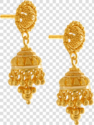 Png Jewellers Online   Gold Ear Ring In Online  Transparent Png