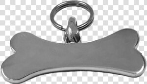 Medium Horizontal Bone Tag Sterling Silver   Keychain  HD Png Download