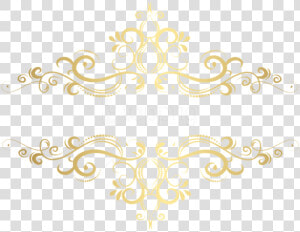 Thumb Image   Gold Decorative Elements Decorative Clipart Png  Transparent Png