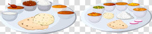 Plate Clipart Thali   Dish  HD Png Download