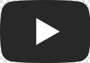 Youtube Logo Png Black Transparent Background   Black Youtube Icon Png  Png Download