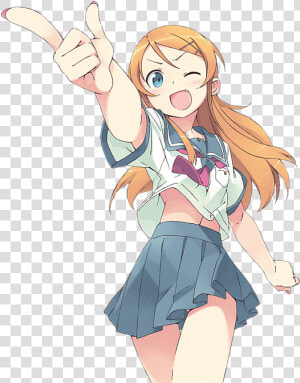 Oreimo Kirino Render  HD Png Download