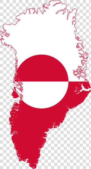 Greenland2 Flag Map   Region Of Aasiaat Greenland  HD Png Download