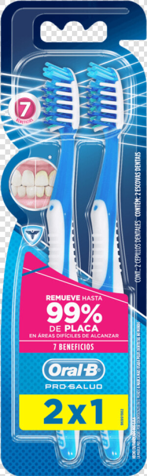 Cepillo Dental Oral B Pro Salud 7 Beneficios   Oral B Professional Care 500  HD Png Download