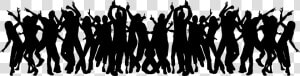 Party Clipart Silhouette   Party People Silhouette Png  Transparent Png