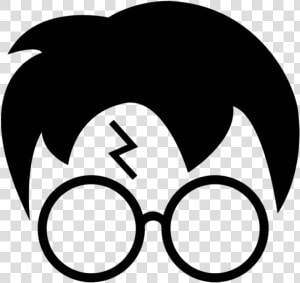 Free Harry Potter Clip Art Pictures   Harry Potter Hair And Glasses  HD Png Download