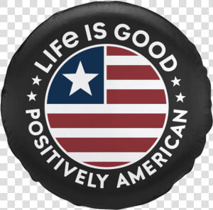 Positively American Coin Tire Cover   Emblem  HD Png Download