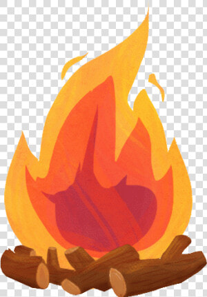 Animated Campfire Gif  HD Png Download