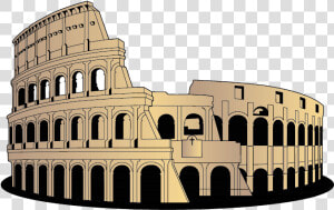 Clip Art Roman Colosseum Clipart  HD Png Download