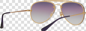 Sunglasses Ray Ban Aviator Blaze Gold Matte Rb3584n   Shadow  HD Png Download