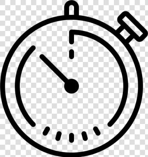 Transparent Stop Watch Png   Stop Watch Line Drawing  Png Download