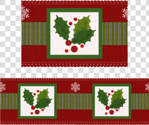 Christmas Border   Patchwork  HD Png Download