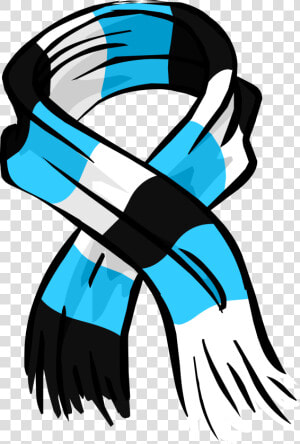 Blue Striped Scarf Png Image   Club Penguin Scarf Png  Transparent Png