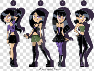 Sam From Danny Phantom Costume  HD Png Download