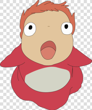 Ponyo Transparent Clip Black And White Stock   Ponyo Png  Png Download