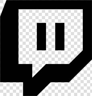 Twitch Icon   Twitch Logo Black Png  Transparent Png