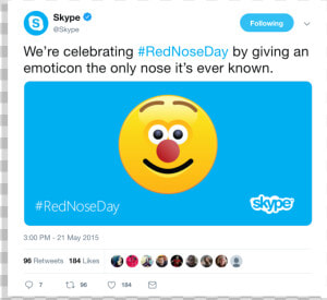 Skype Rednose   Smiley  HD Png Download