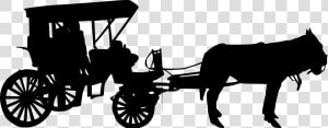 Clip Art Horse And Carriage Silhouette   Horse Carriage Silhouette Png  Transparent Png