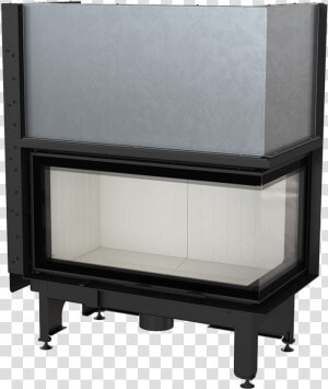 Kratki Nadia 14 14kw Inset Stove   Recuperador A Lenha Com Vidro Lateral  HD Png Download