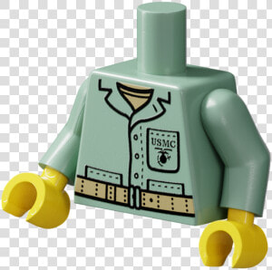 Wwii Marine Torso   Lego German Soldier Torso  HD Png Download