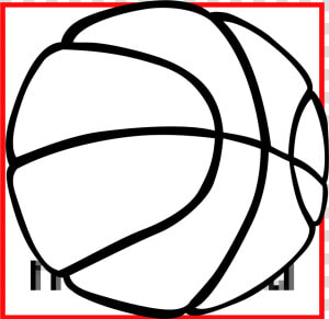 Basketball Line Art   Basketball Clip Art  HD Png Download