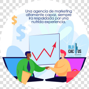 Blucactus   5 Beneficios De Contratar Marketing Digital   Circle  HD Png Download