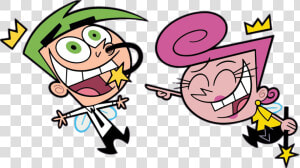 The Fairly Oddparents Wanda And Cosmo Having Fun   Fairly Odd Parents Background Hd  HD Png Download