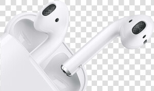 White product door Handle plumbing Fixture   Airpods 2 Transparent Background  HD Png Download