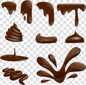 Chocolate Dripping Png   Melting Ice Cream Png  Transparent Png