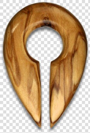 Olive Wood Keyhole Weight   Wood  HD Png Download