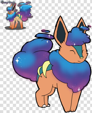 Cosyndeona Fusion Of Cosmog  Cyndaquil  And Flareon cosyndeon   Cartoon  HD Png Download