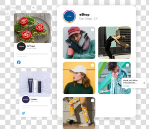 Facebook And Instagram Feed Widget   Collage  HD Png Download