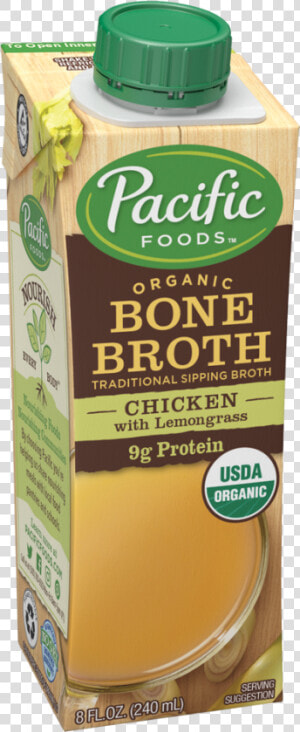 Pacific Organic Chicken Bone Broth With Sea Salt  HD Png Download