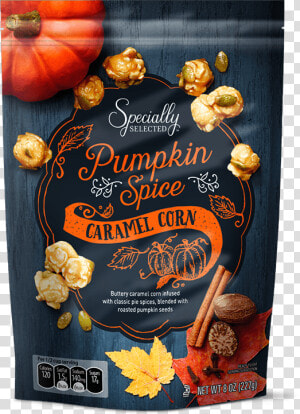 Pumpkin Spice Caramel Corn   Aldi Pumpkin Caramel Corn Png  Transparent Png