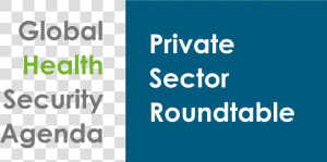 Global Health Security Agenda Private Sector Roundtable   Electric Blue  HD Png Download