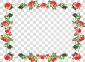 Marcos Con Flores Png Picture Transparent   Margenes De Flores En Png  Png Download