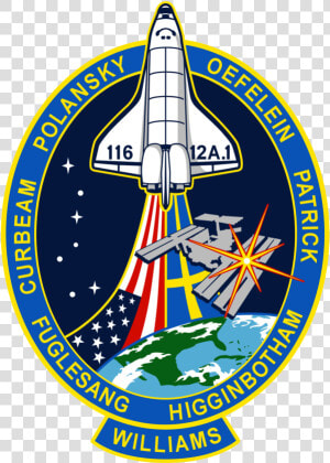 Nasa Symbol Printable   Sts 116 Space Mission  HD Png Download