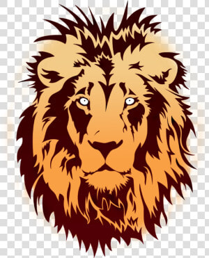 La Feria Academy   Lion Stencil Svg  HD Png Download