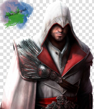 Transparent Ezio Auditore Png   Ezio Auditore Face Brotherhood  Png Download