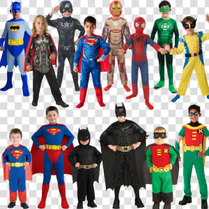 Halloween Costumes Kids Cartoon Characters Png   Superhero Fancy Dress Boys  Transparent Png