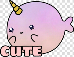 Hello 👋 My Name Is Dee And I M A Colorful Narwhal   Cartoon  HD Png Download