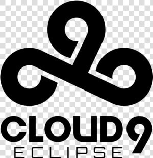 Cloud9 Eclipselogo Square   Black Cloud 9 Logo Png  Transparent Png