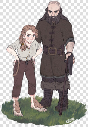 Beorn X Female Bilbo  HD Png Download